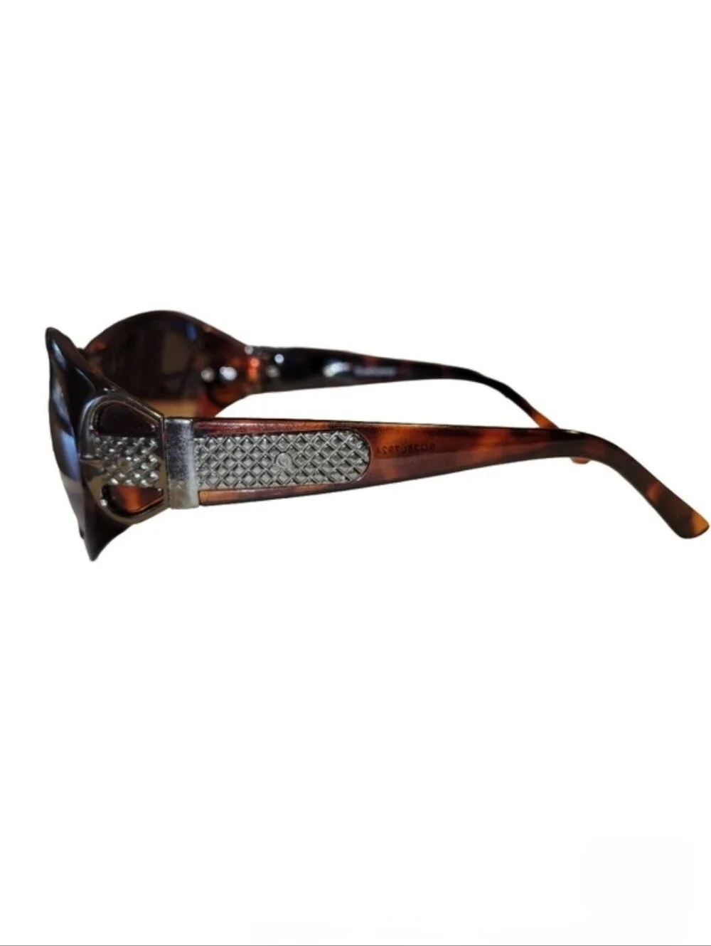 StyleScience SO25L7924 Tortoise-Shell Cat-Eye Sunglasses With Silver-tone Accent